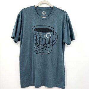 Wohven Men's Solid gray T-Shirt Size Medium